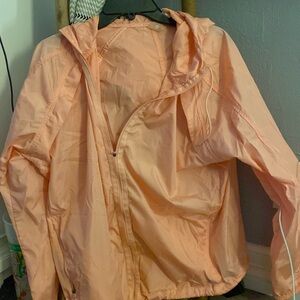 pink windbreaker